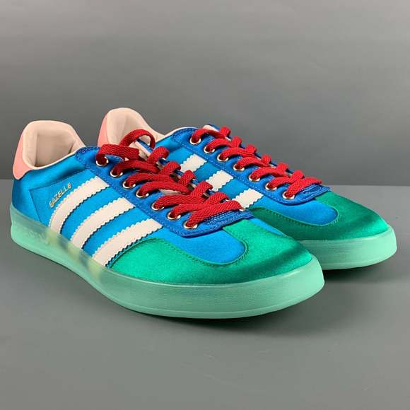 GUCCI Other - GUCCI Blue Green Nylon Low Top Sneakers